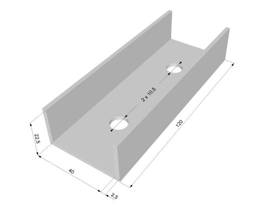 Obrázek Spojka Solar "U"45x25