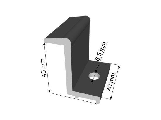 Obrázek Příchytka Solar- "Z"40mm, černá