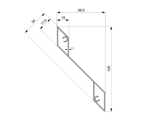 Obrázek Plotový profil "Zetko"