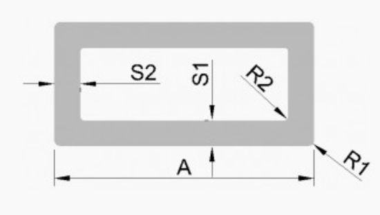 Obrázek Hliníkový jekl 50x30x2