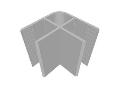 Obrázek Rohový profil  pro desky tl.25mm  elox 