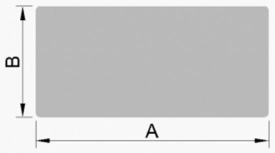 Obrázek Hliníková tyč plochá 25x8 6063