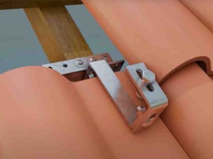 Obrázek Střešní hák Solar VARIO, stavitelný, d.120mm pro šikmou střechu - tašky