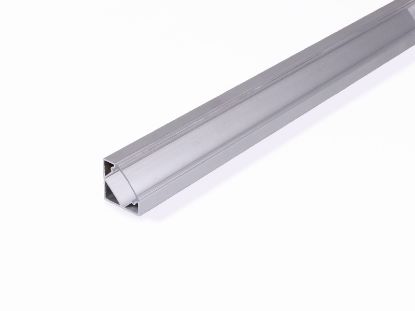 Obrázek LED profil rohový s difuzorem čirý 1m
