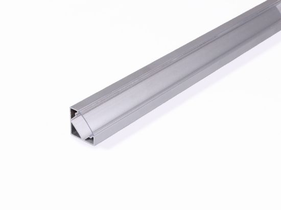 Obrázek LED profil rohový s difuzorem čirý 1m