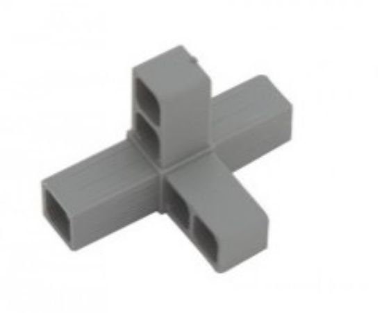 Obrázek Plast. spojka pro J20x20x1,5  4D