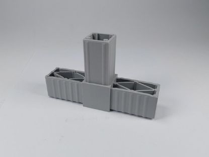 Obrázek Plast. spojka pro J30x30x2  T šedá