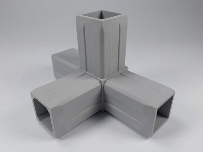 Obrázek Plast. spojka pro J40x40x2  4D šedá