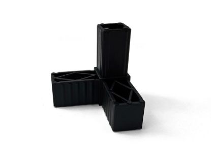 Obrázek Plast. spojka pro J30x30x2  3D černá